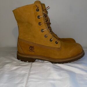 Timberland Authentics WaterprooRoll-Top Tan Winter & Rain Boots